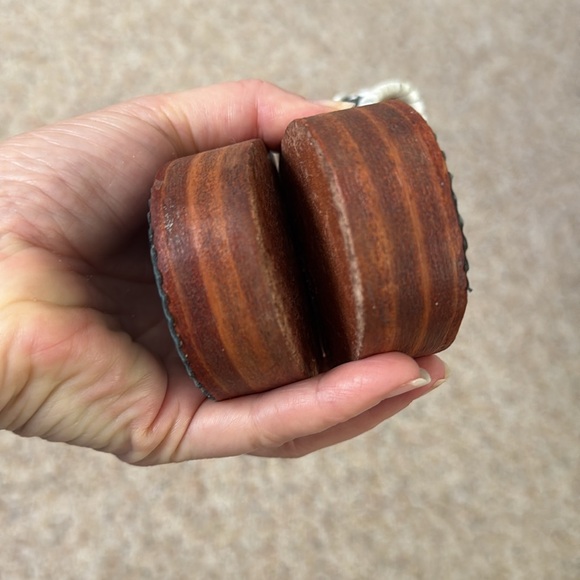 Navy w/White Whipstitch Palm Beach Sandals 🇺🇸 - Picture 4 of 5